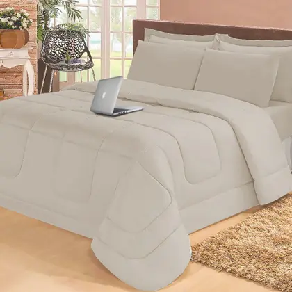 Kit Edredom Cama de Casal Queen